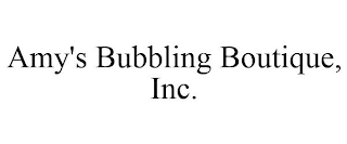 AMY'S BUBBLING BOUTIQUE, INC.