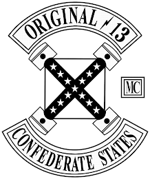 ORIGINAL 13 CONFEDERATE STATES MC