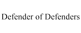 DEFENDER OF DEFENDERS