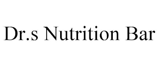 DR.S NUTRITION BAR