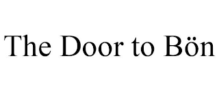THE DOOR TO BÖN