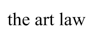 THE ART LAW