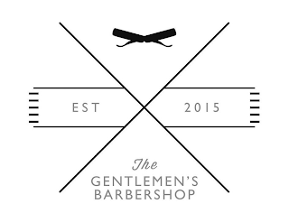 EST 2015 THE GENTLEMEN'S BARBERSHOP