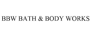 BBW BATH & BODY WORKS