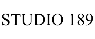 STUDIO 189