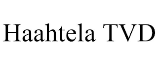 HAAHTELA TVD