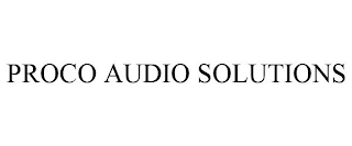 PROCO AUDIO SOLUTIONS