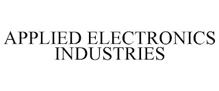 APPLIED ELECTRONICS INDUSTRIES