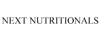 NEXT NUTRITIONALS