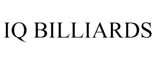 IQ BILLIARDS