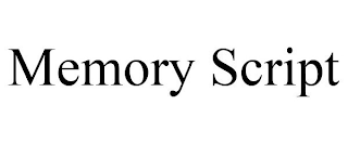 MEMORY SCRIPT