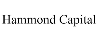 HAMMOND CAPITAL