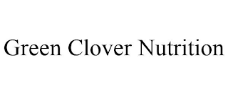 GREEN CLOVER NUTRITION