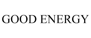 GOOD ENERGY