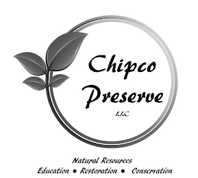 CHIPCO PRESERVE LLC NATURAL RESOURCES EDUCATION · RESTORATION · CONSERVATION