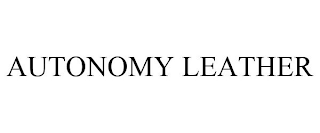 AUTONOMY LEATHER