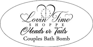 LOVIN TIME SHOPPE HEADS OR TAILS COUPLES BATH BOMB