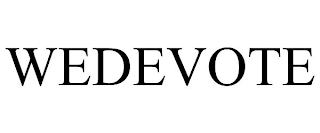 WEDEVOTE