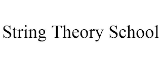 STRING THEORY SCHOOL