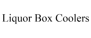 LIQUOR BOX COOLERS