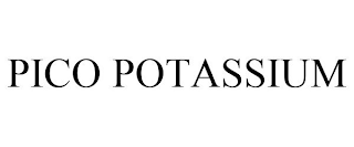 PICO POTASSIUM