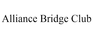 ALLIANCE BRIDGE CLUB