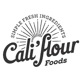 SIMPLE FRESH INGREDIENTS CALI'FLOUR FOODS