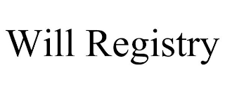 WILL REGISTRY