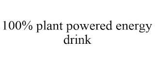 100% PLANT POWERED ENERGY DRINK