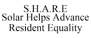 S.H.A.R.E SOLAR HELPS ADVANCE RESIDENT EQUALITY