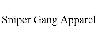 SNIPER GANG APPAREL