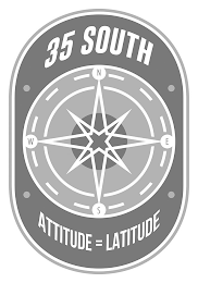 N E S W 35 SOUTH ATTITUDE = LATITUDE