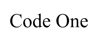 CODE ONE