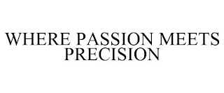 WHERE PASSION MEETS PRECISION