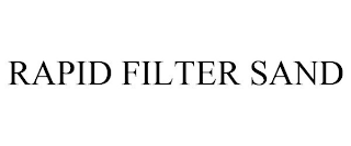 RAPID FILTER SAND