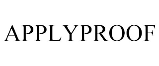 APPLYPROOF