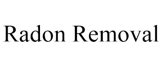 RADON REMOVAL