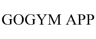 GOGYM APP