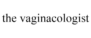 THE VAGINACOLOGIST