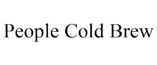 PEOPLE COLD BREW