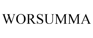WORSUMMA
