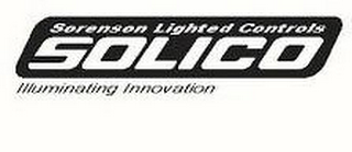 SORENSON LIGHTED CONTROLS SOLICO ILLUMINATING INNOVATION