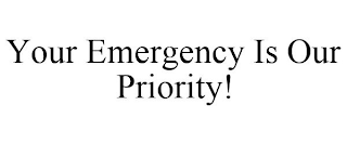 YOUR EMERGENCY IS OUR PRIORITY!