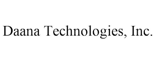 DAANA TECHNOLOGIES, INC.