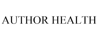 AUTHOR HEALTH