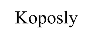 KOPOSLY