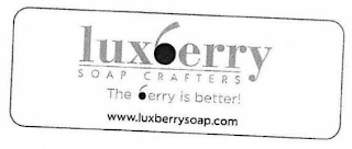 LUXBERRY SOAP CRAFTERS THE BERRY IS BETTER! WWW.LUXEBERRYSOAP.COM