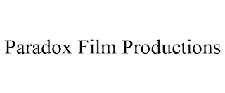 PARADOX FILM PRODUCTIONS