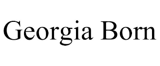 GEORGIA BORN