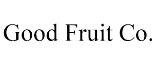 GOOD FRUIT CO.